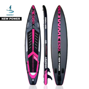 Hot Selling Inflatable SUP Stand up Paddle Board Waterplay Surfing With Surf Leash sup Board Paddle Board new power pink