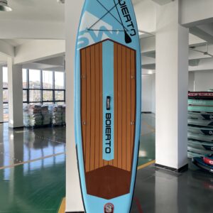 OEM Inflatable High-quality Surfing SUB BOARD Paddle Board Wooden Inflatable Wood Grain Sup Board
