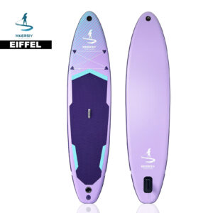 Wholesale 120'' Premium Support Customization Various Styles Surfing Hard SUP Boards Inflatable Paddle Surfboard F Water Sports eiffel purple