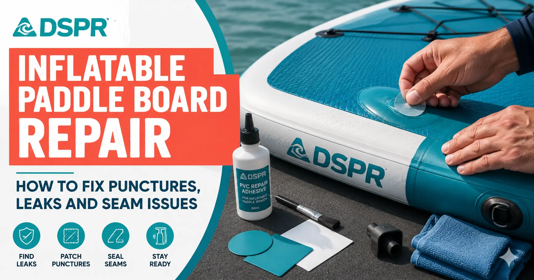 Inflatable Paddle Board Repair: How to Fix Punctures, Leaks and Seam Issues