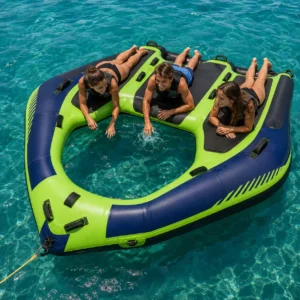 multi rider inflatable towable sofa tube