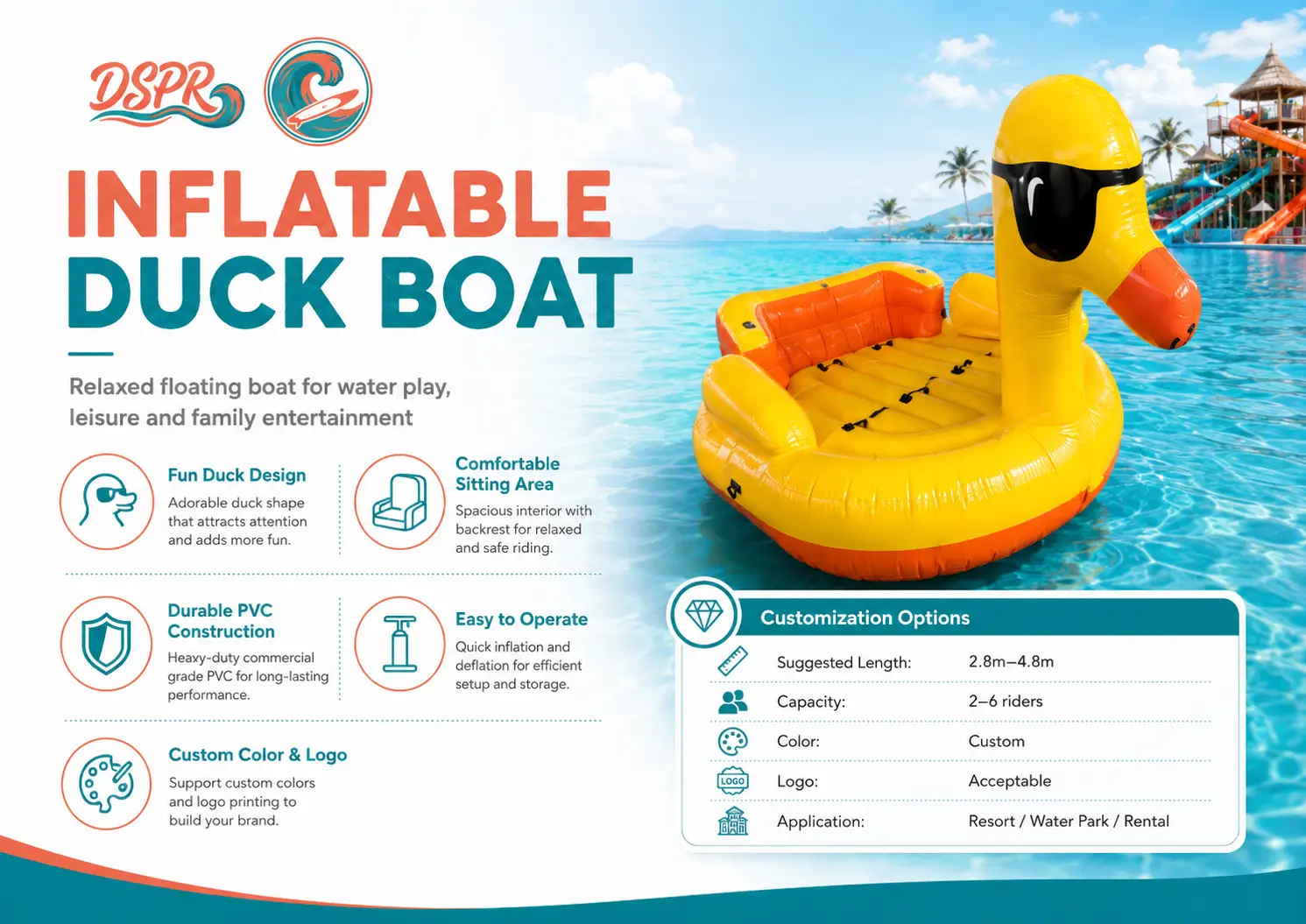 Inflatable Duck Towable