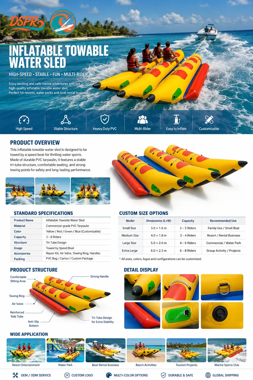 Inflatable Banana Boat